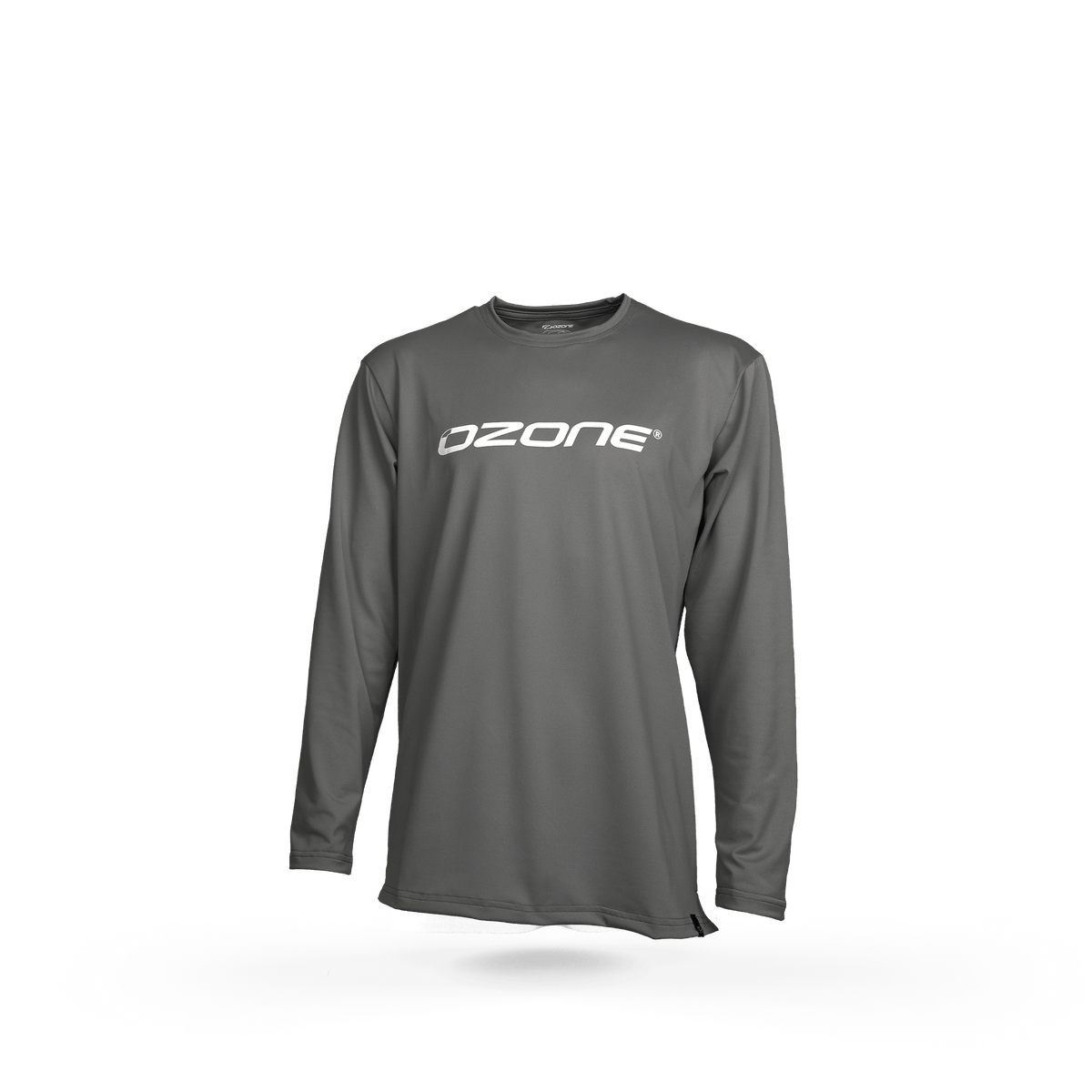 Tech Long Sleeve Ozone front O back Blue